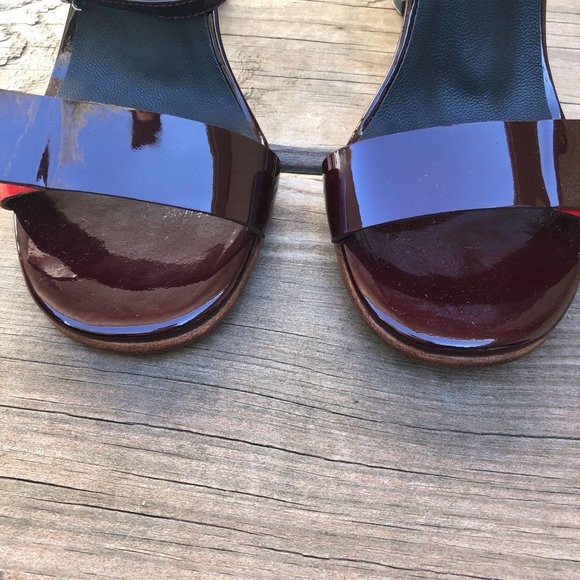 RACHEL COMEY Patent Leather Margin Strappy Sandals - Picture 8 of 10